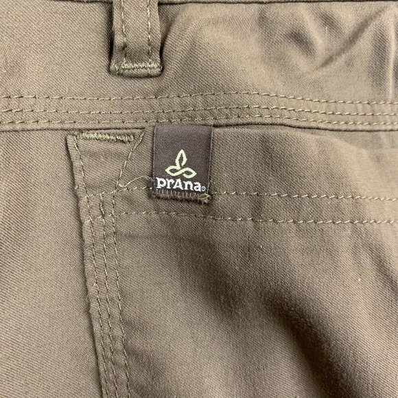 Prana Mens Shorts Small Brown Cargo Zion Belted 12" Inseam Outdoor Hiking UPF - Picture 11 of 11